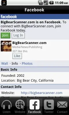 Big Bear Live Scanner android App screenshot 2